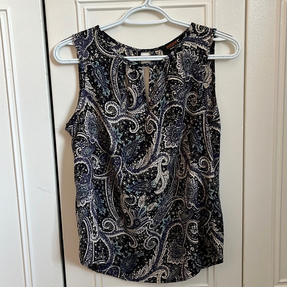 XS Patterned Blouse